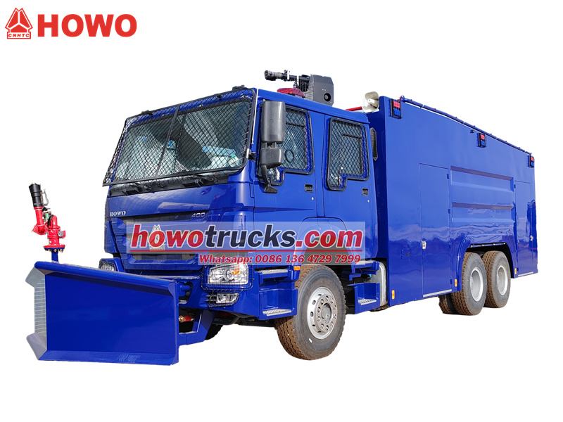 Howo Fire Water Cannon Riot Truck