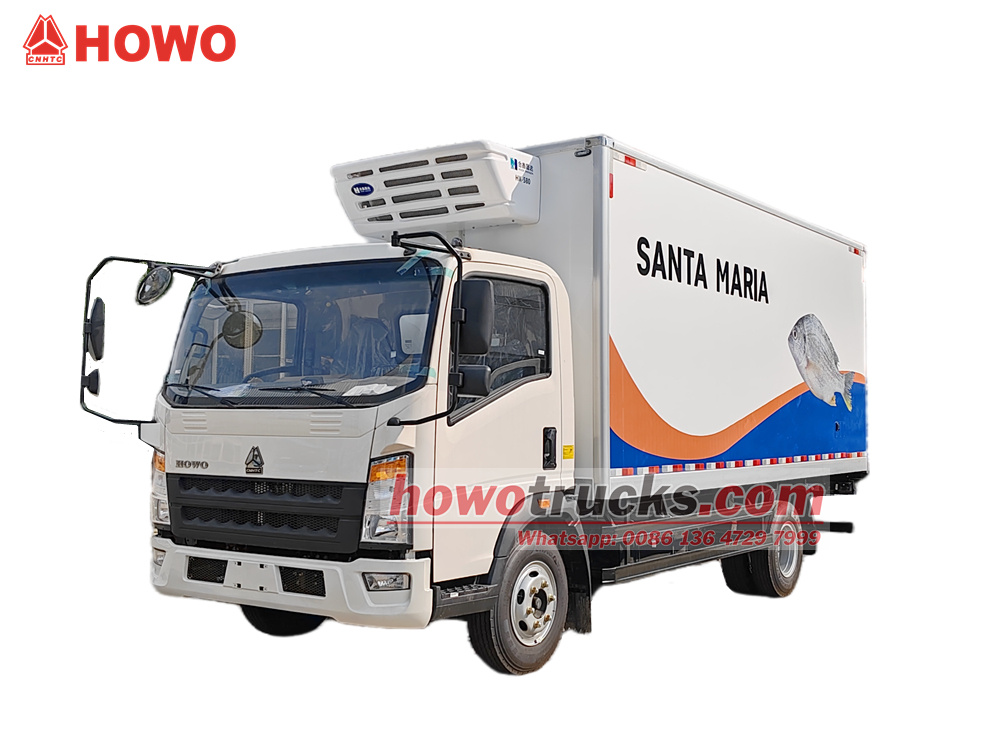 5Ton Seafood Refrigerated Truck Howo