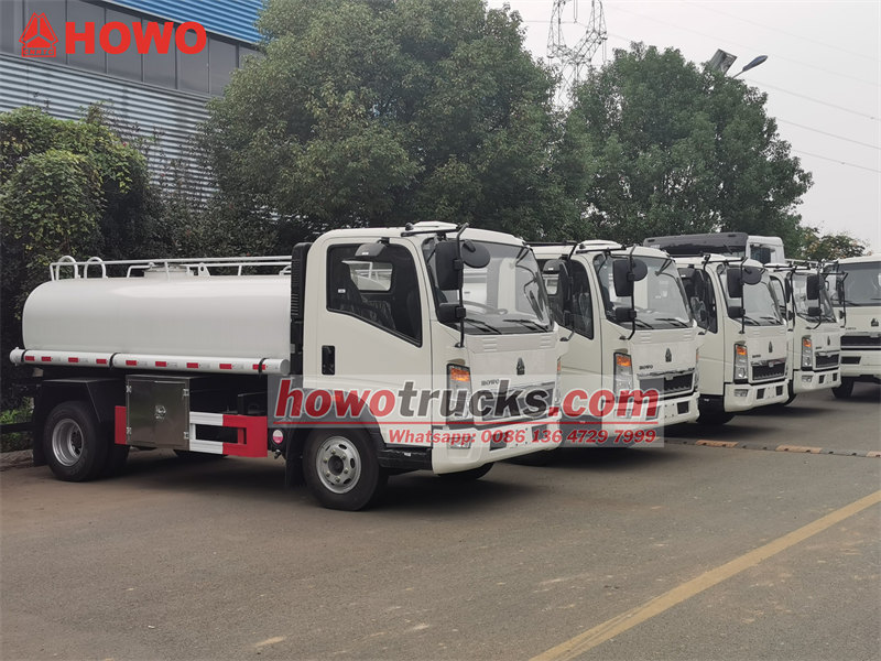 HOWO drinking water tanker truck for export