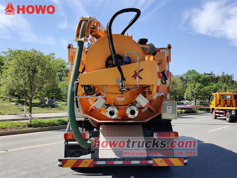 HOWO 11000 Liters Combined Sewer Jetting Truck