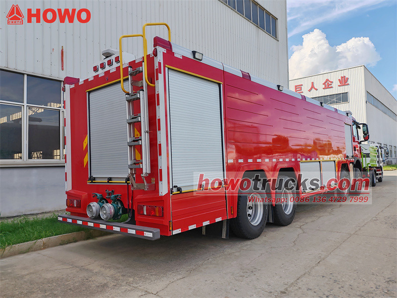 HOWO TX 20cbm foam fire rescue vehicle