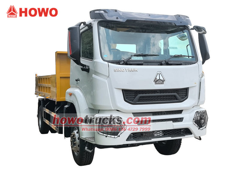 Howo telescopic crane truck