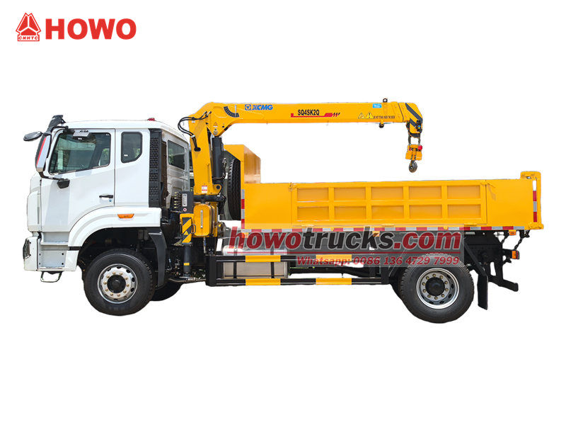 Howo truck loader crane