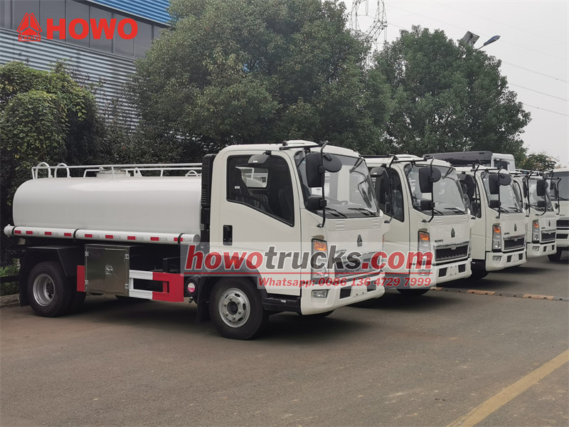 HOWO drinking water tanker truck for export