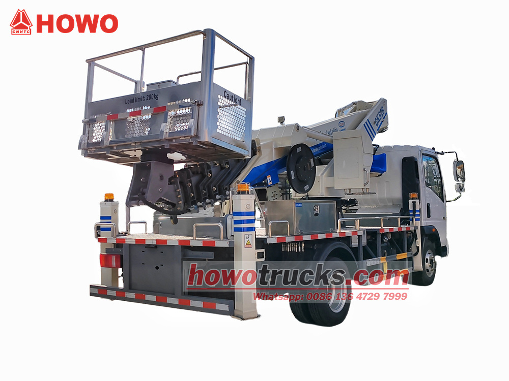 HOWO RHD 28m hydraulic manlift truck