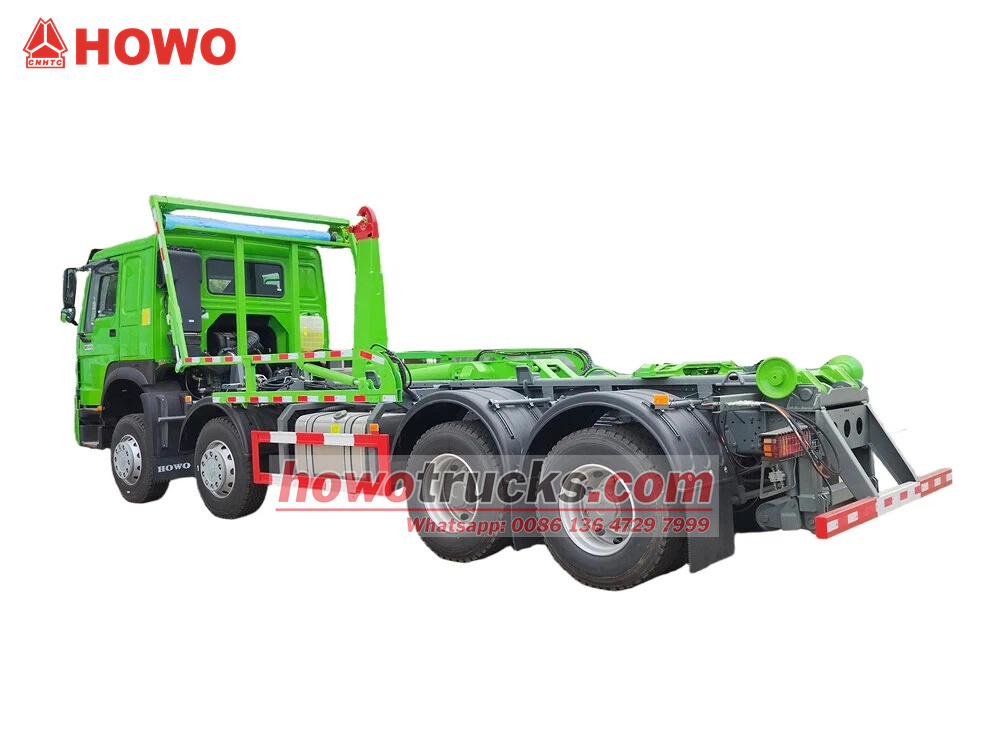 Howo RHD truck mounted Hookloader sheeting system