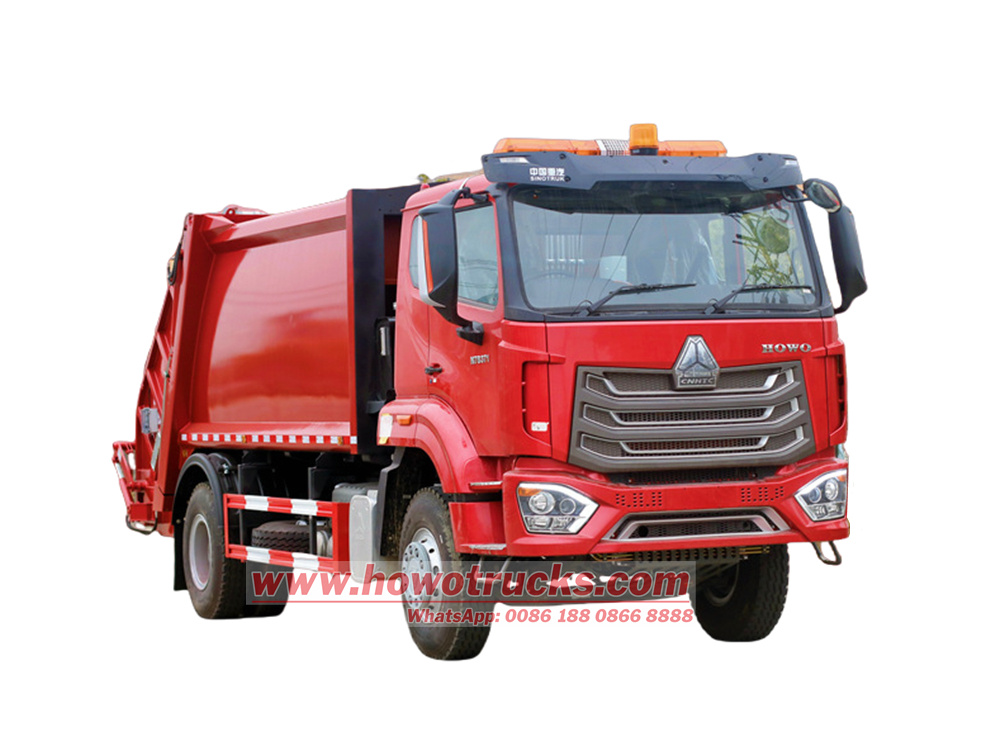 Howo NX 4x2 15cbm garbage disposal truck