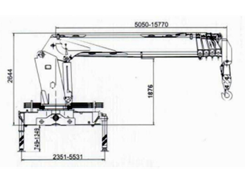 Howo NX cabin heavy boom truck
