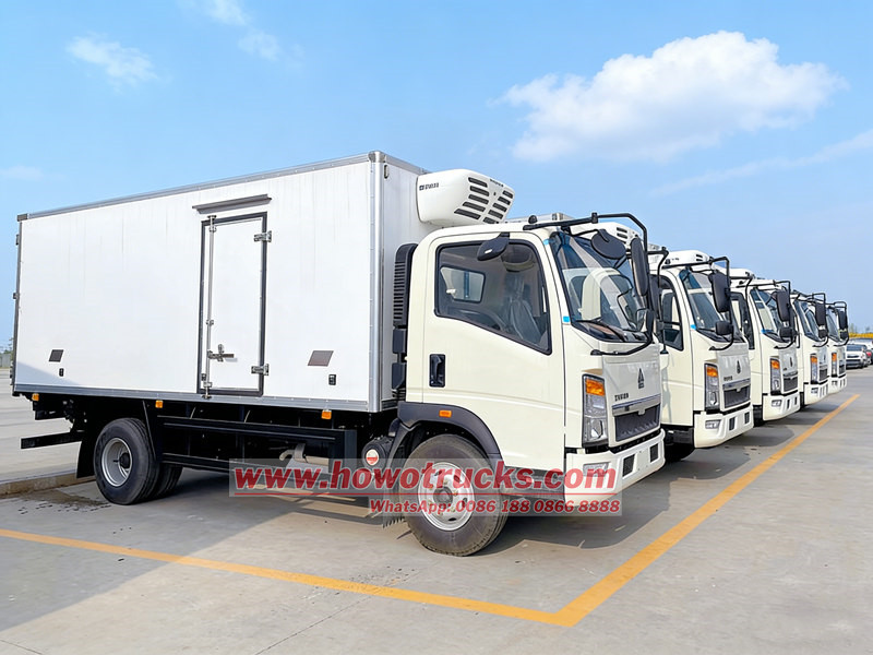 HOWO freezer vans for sale