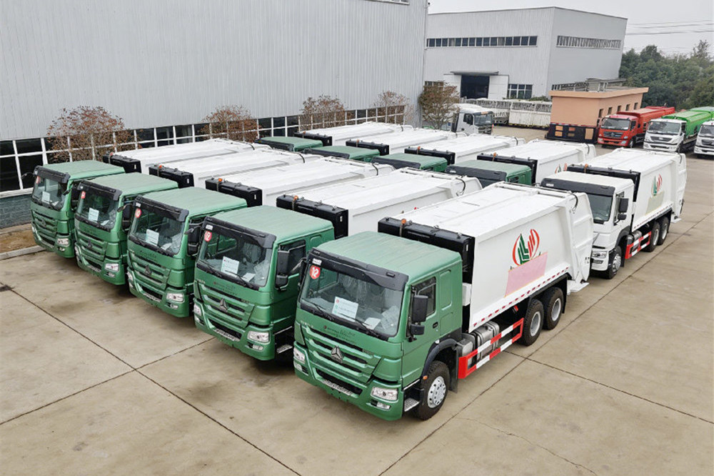  howo refuse compactor trucks 