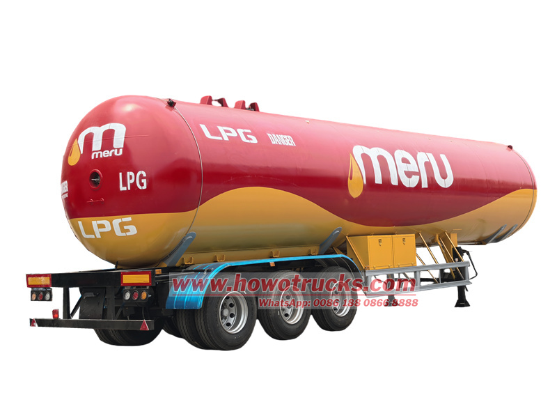 LPG tanker semi-trailer