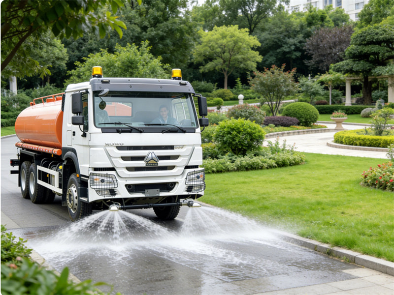 Howo water tank truck