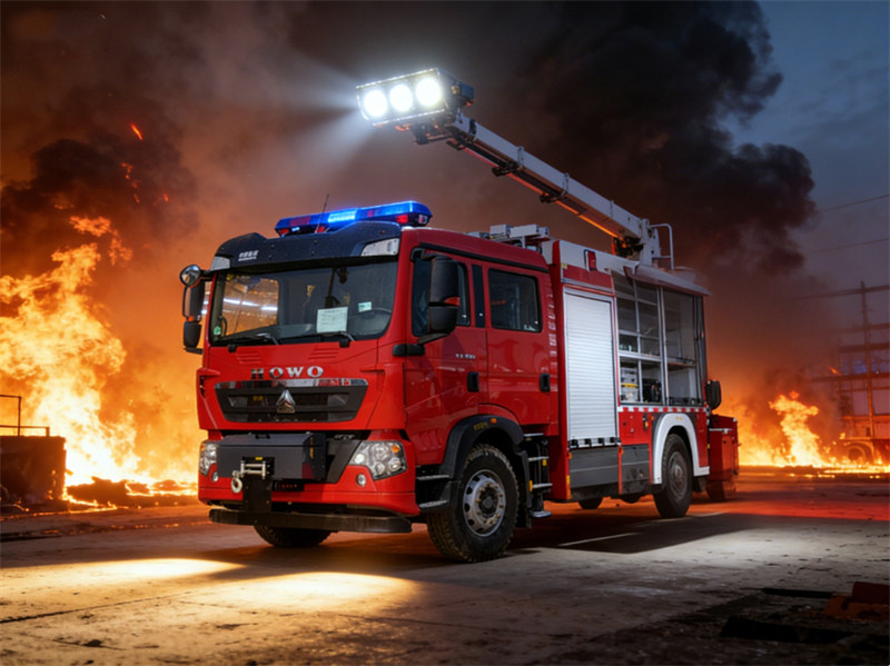 Howo fire rescue lighting truck