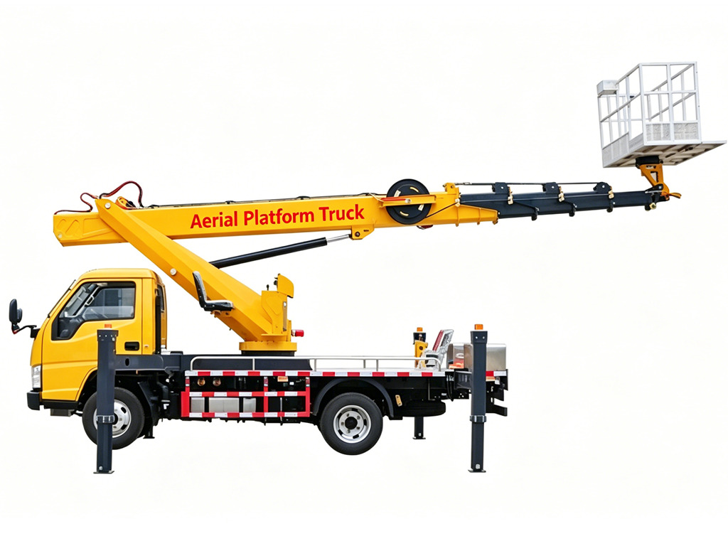 HOWO Straight Aerial Platform Truck Safety Monitoring System introduction