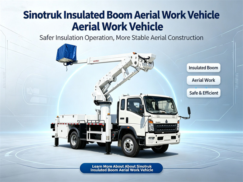 Learn more about Sinotruk insulated boom aerial work platforms truck