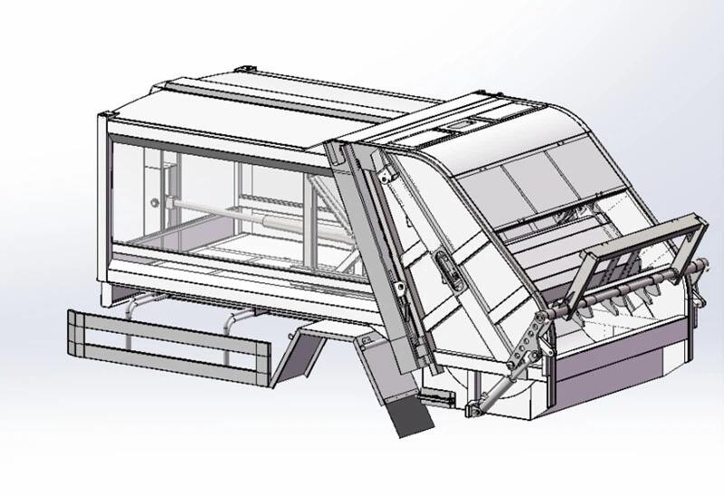 HOWO garbage compctor truck