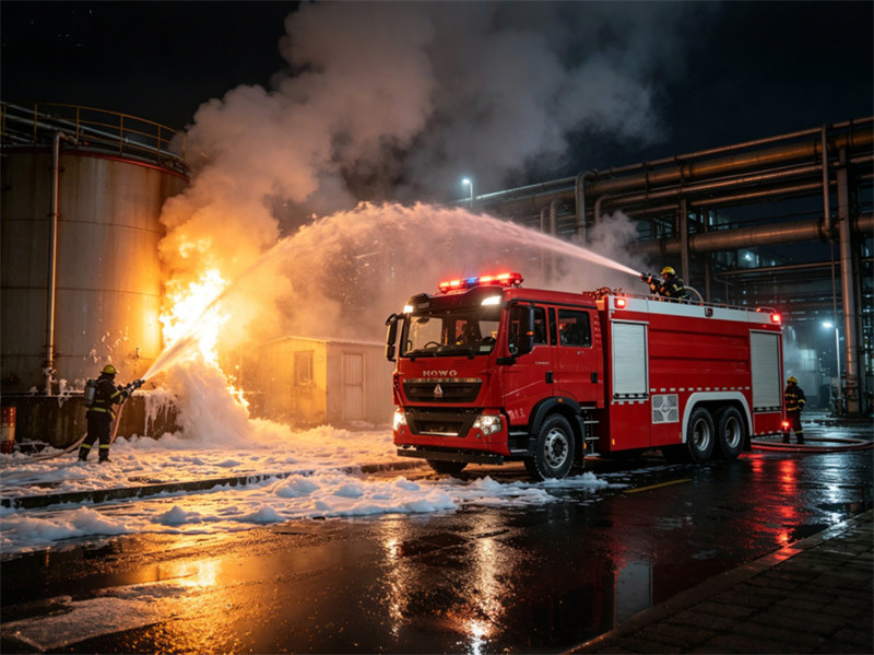 HOWO fire foam truck HOWO fire foam truck